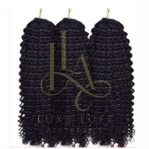 Kinky Curly Crochet Human Hair